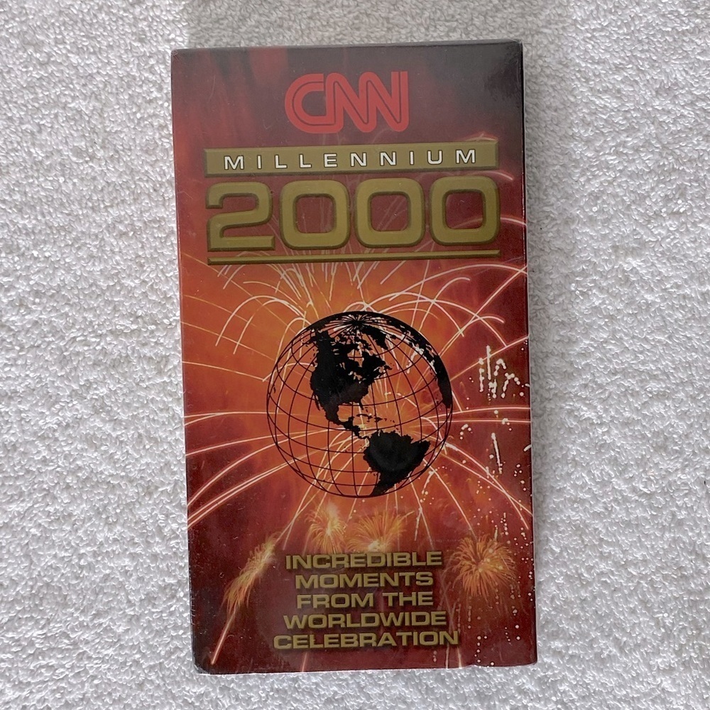 5/$25 Vintage Y2K CNN Millennium 2000 VHS Incredible Moments FromThe Celebration